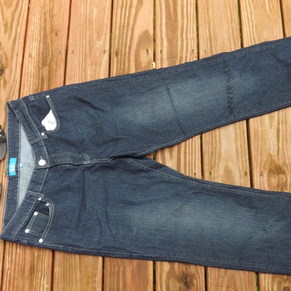 Flare bottom gray Dkin sparkle jeans - Picture 7 of 8